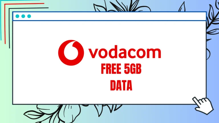 free 5GB Vodacom data
