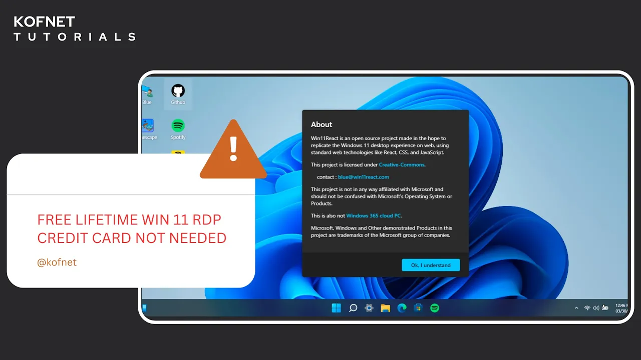 Read more about the article How to create a free Windows 11 RDP