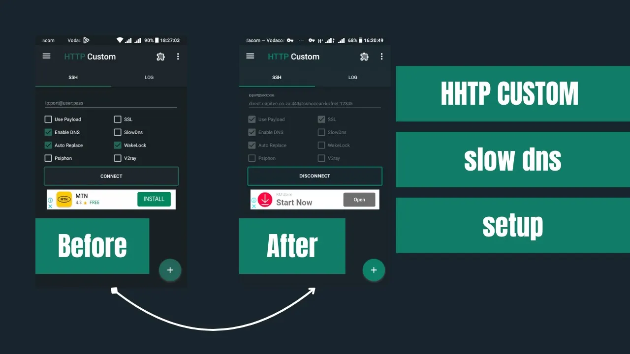 Slow DNS on HTTP Custom